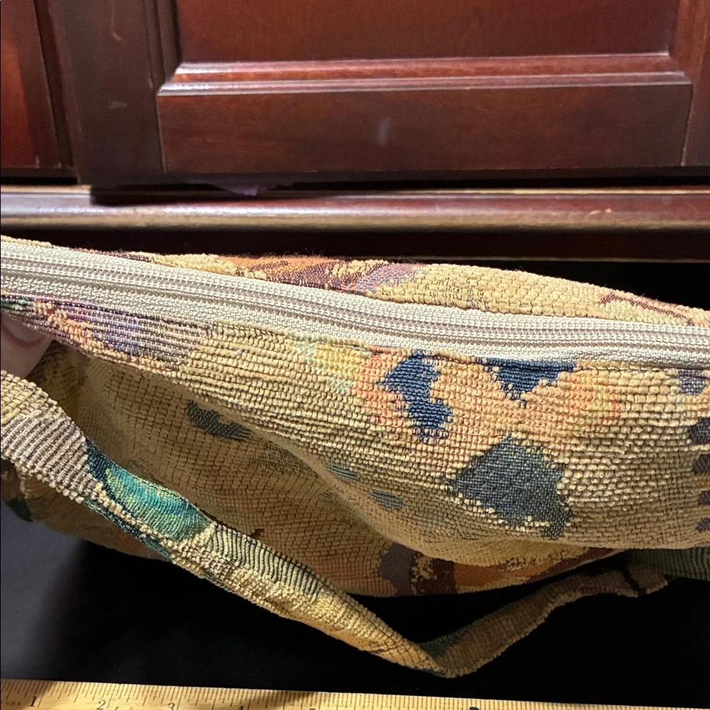 Multicolor Patterned vintage Women's shoulder carpet Bag
